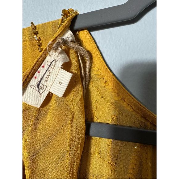 Anthropologie Let Me Be Juliet Sheer Maxi Dress Sz Small New - Picture 10 of 10